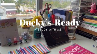 Ducky’s Ready [No.8] #studywithme #studywithmepomodoro