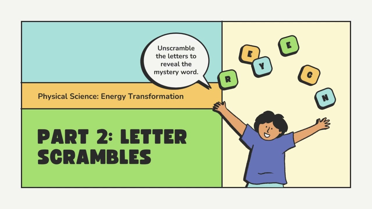 Energy Transformation Assessment Activity Quiz Presentation