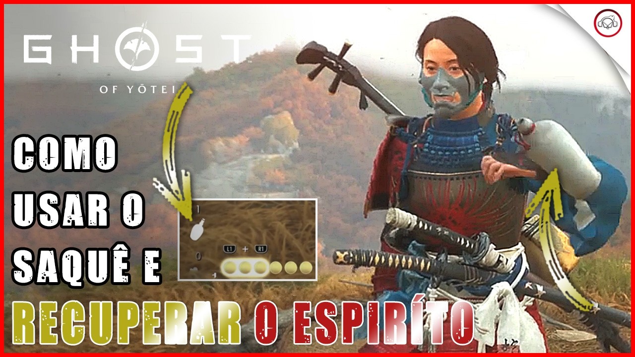 Miniatura do vídeo Ghost of Yōtei, Como usar o Saquê e recuperar o Espirito | Super-dica