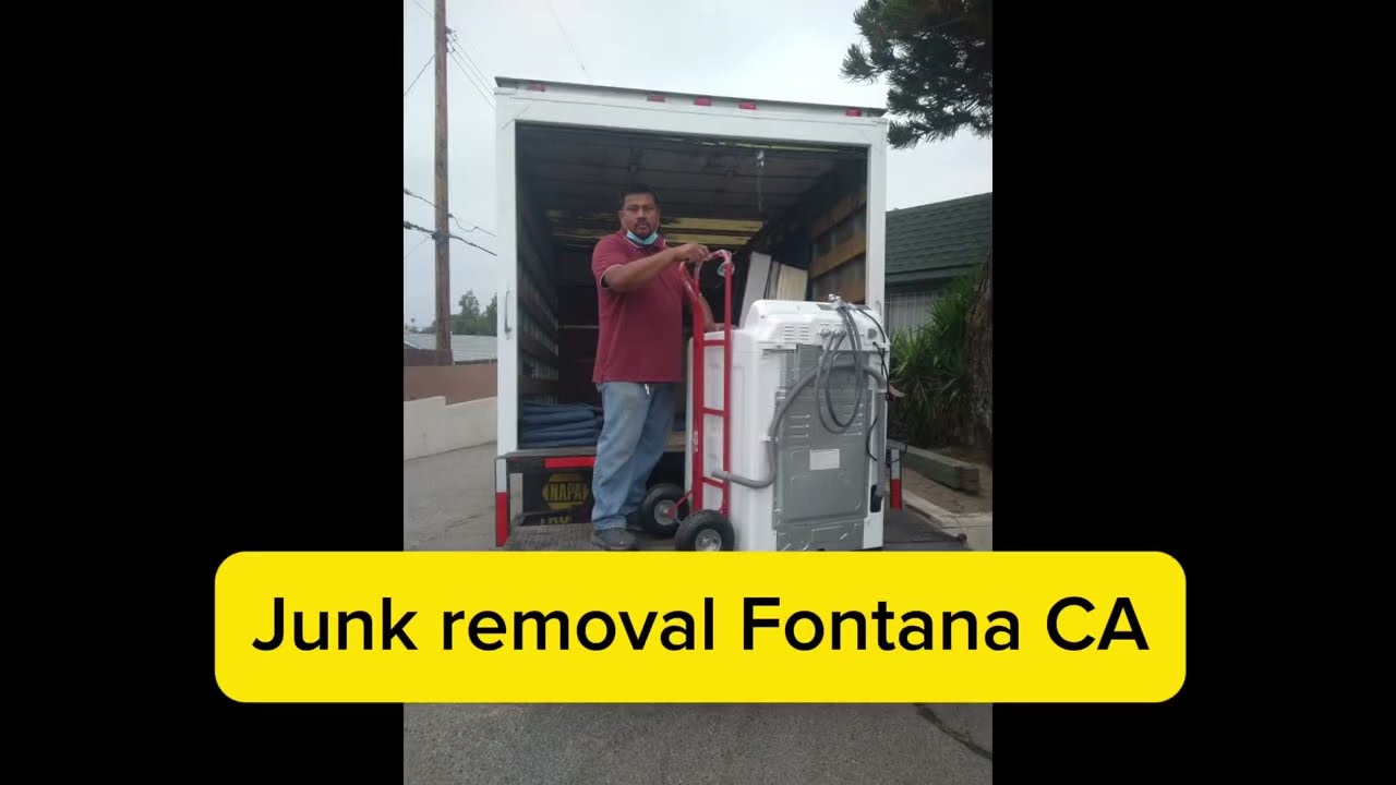 Junk Removal Fontana CA by M&Ms moving n junk removal
