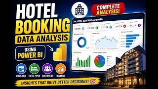 Hotel Booking Data Analysis Dashboard Using Power BI
