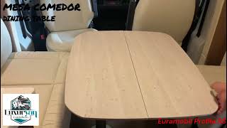 Oferta alquiler de Autocaravana en Cantabria de 4 plazas - Mesa Comedor