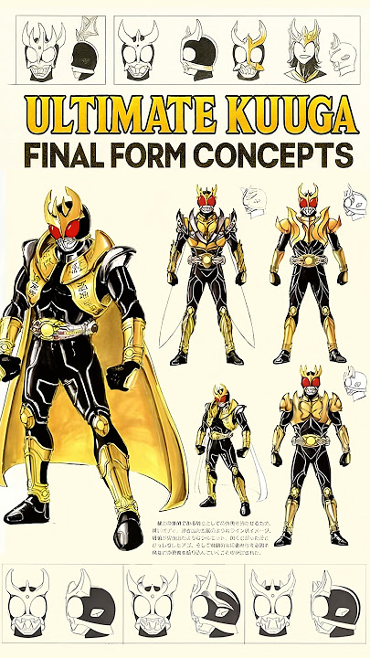 Kuuga's Unusable Concept Design, But It's So Cool! (Final Part)