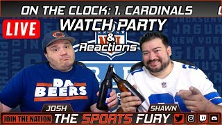 The 2019 nfl draft is finally here! join us for our live watch party,
breakdown, and reactions of 1st round draft. sit back, have a cold
drink, an...