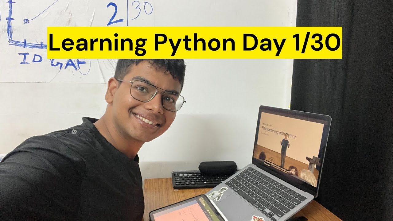 Learning Python 1/30 Day Challenge - YouTube