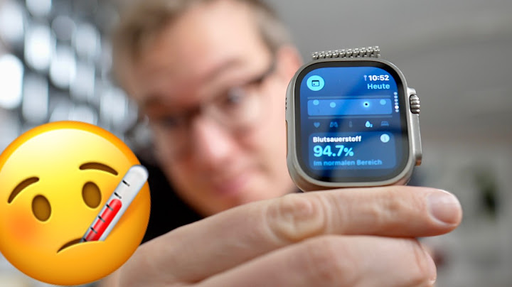 Weiss die Apple Watch, ob ich krank werde?