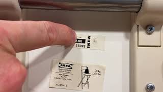 How to fold up IKEA bar chair #ikea #furniture #diy