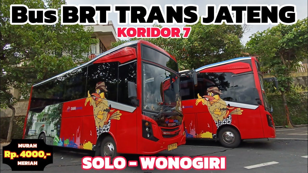 Bus BRT Trans Jateng Solo-Wonogiri - Recommended ‼️ - 2024