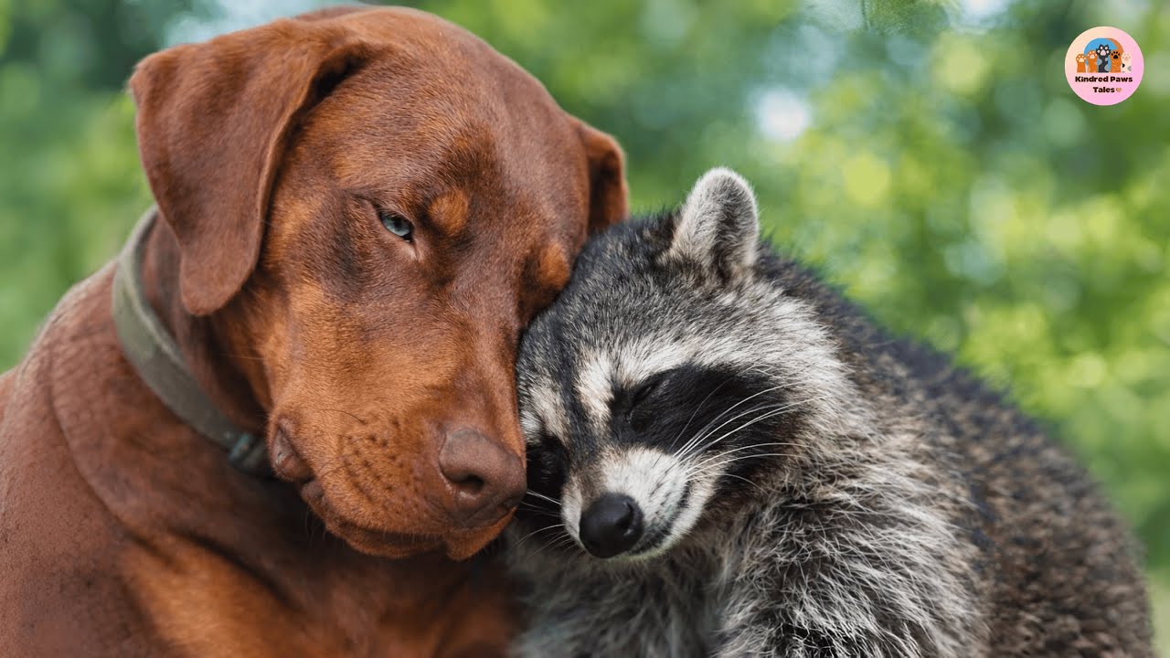 A Paralyzed Raccoon Found Hope After What This Dog Did - YouTube