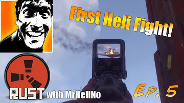 Infected Z - Rust PVE S1 Ep 5 - Our First Heli Fight!