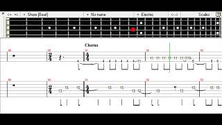 SAVIOR OF SONG (Bass TAB) - nano ft. MY FIRST STORY