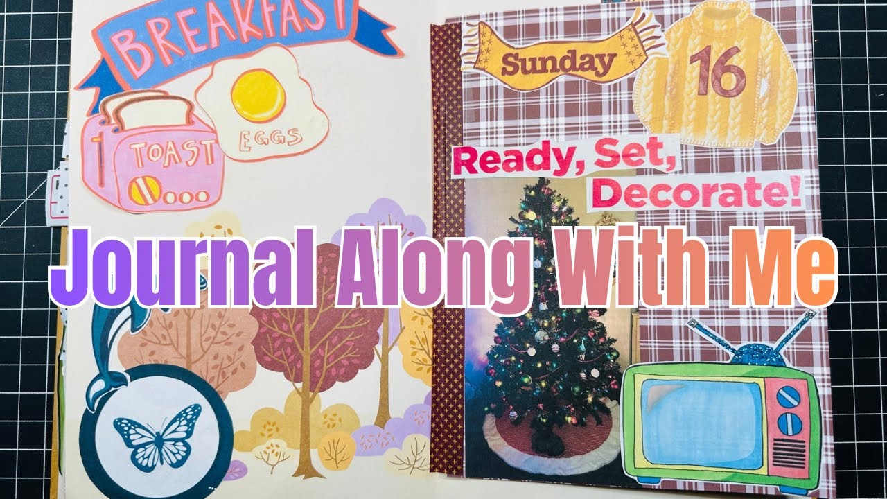 Ведите дневник вместе со мной | «На старт, внимание, декор!» #creativedailyjournal #ajsiotm #junk...