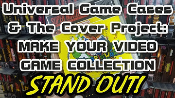 How to Make Your VIDEO GAME COLLECTION Look AMAZING! | Game Cases & Custom Artwork REVIEW