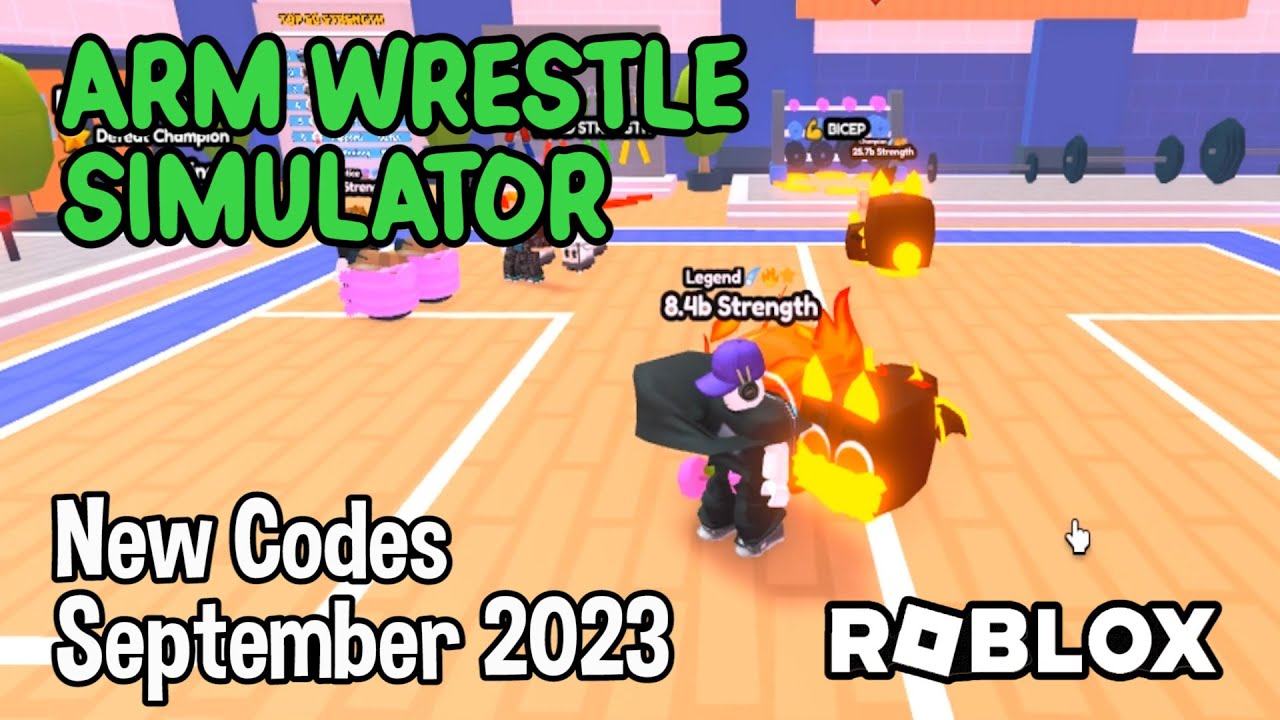 NEW* ALL WORKING CODES FOR FIGHTING LEGENDS IN 2023! ROBLOX ARM WRESTLE  SIMULATOR CODES 