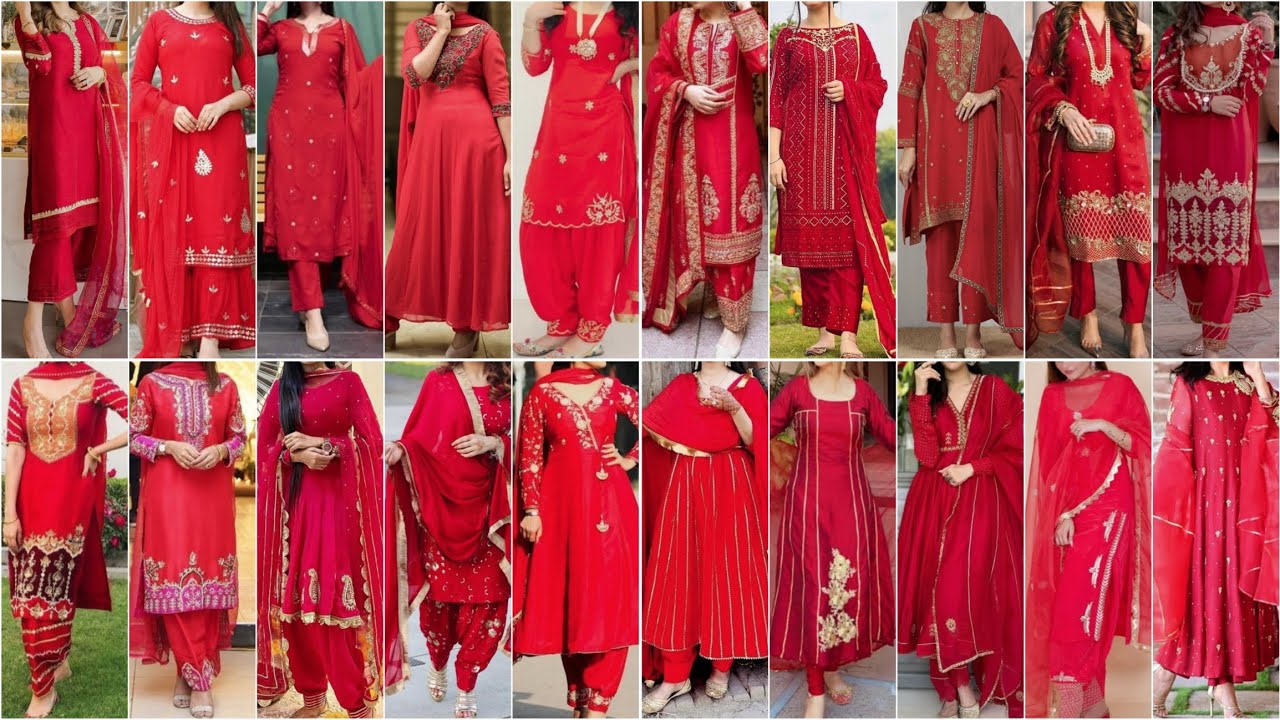 15 Latest Models of Red Salwar Kameez Designs for Stunning Look