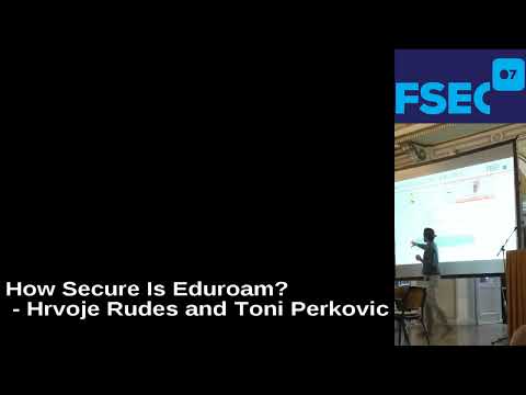 How Secure Is Eduroam By Hrvoje Rudes And Toni Perkovic