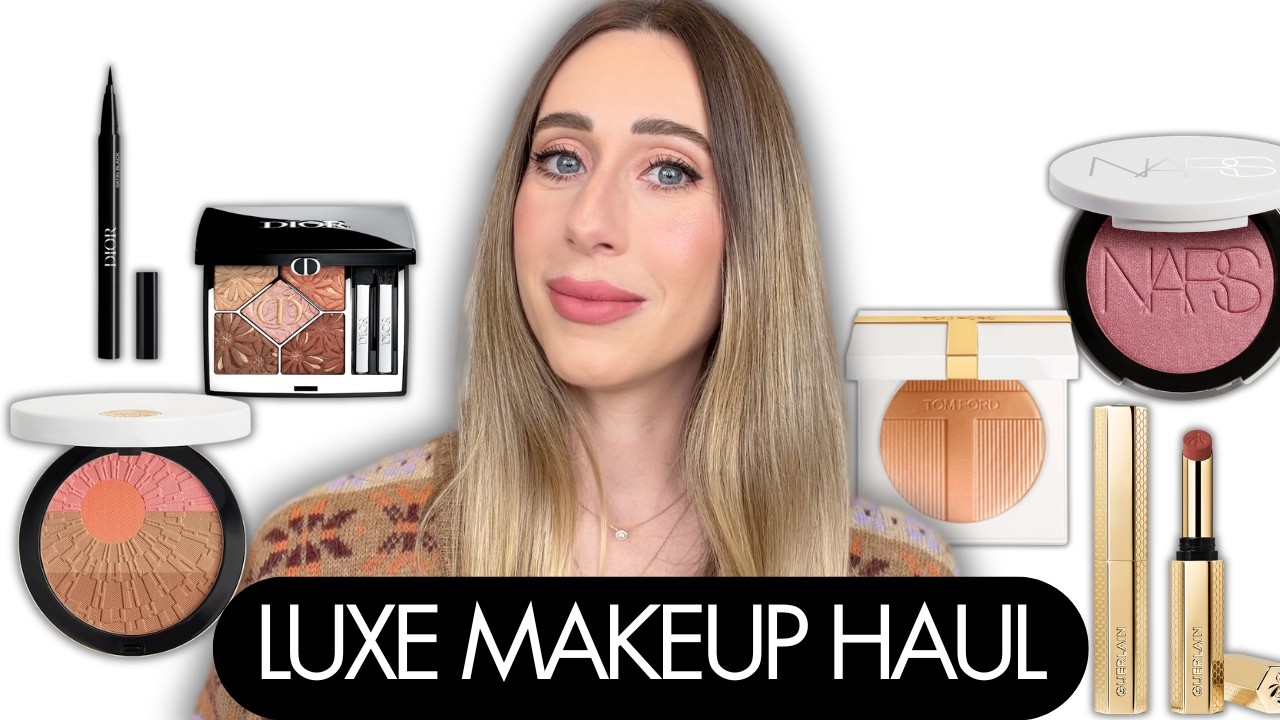 TESTED: Luxe Makeup Haul Guerlain NARS Dior & More! - YouTube