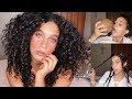 WHY AND HOW TO DEEP CONDITION CURLY HAIR | DIY home recipe FRESH COCONUT |  Jayme Jo