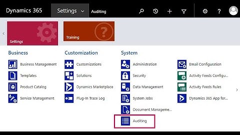 Auditing feature in Microsoft Dynamics CRM