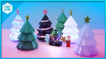 Christmas Tree for Circuit Playground #3Dprinting #adafruit #CircuitPython