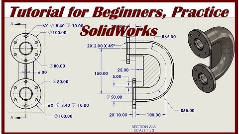 ⚡ SolidWorks tutorial, Practice SolidWorks