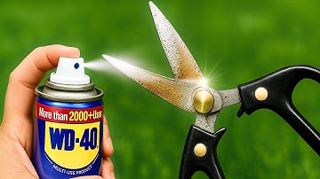 Spray WD 40 on Scissors!! 😱 Didn