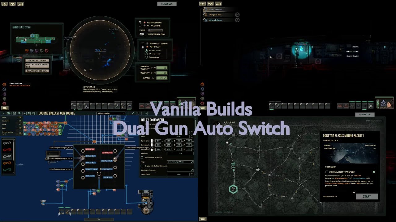 Dual gun auto switch Barotrauma GUIDE Vanilla Builds YouTube