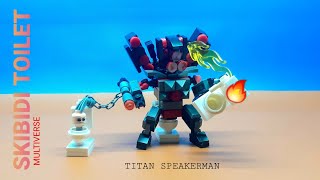 Lego brick skibidi toilet multiverse | assemble titan speakerman | moc titan speakerman