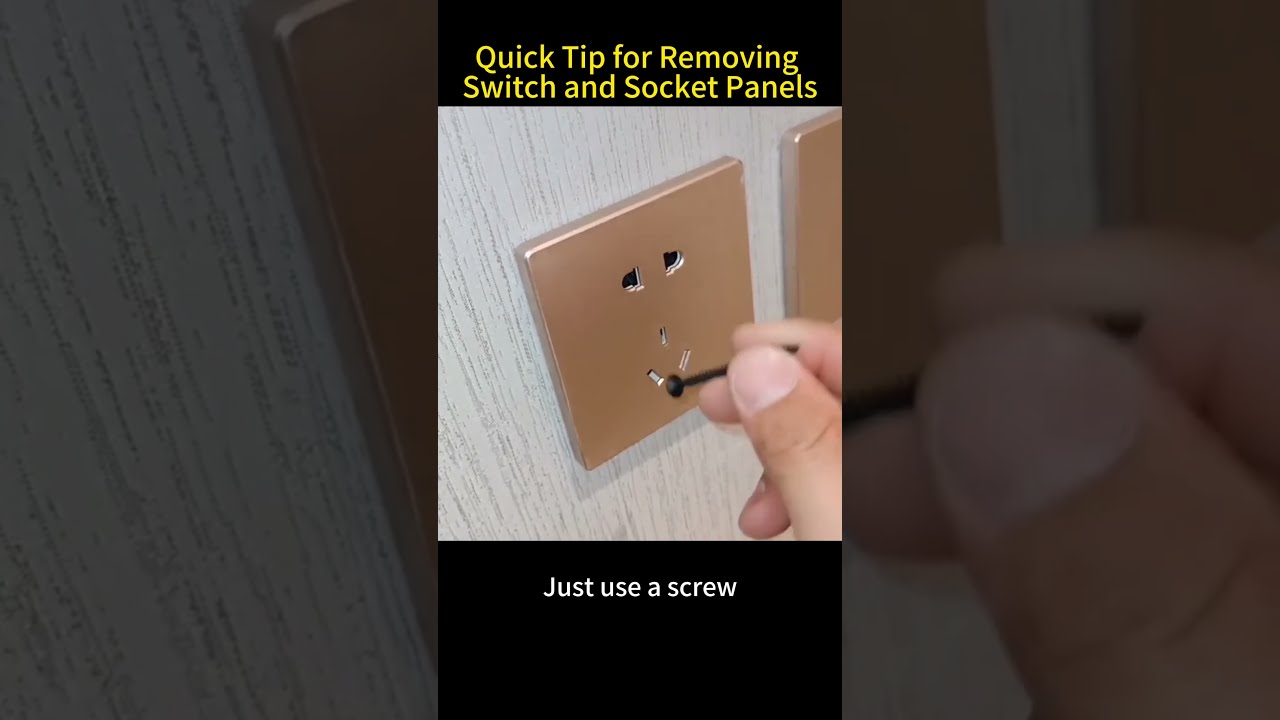 Easiest Way To Remove A Socket Panel No More Struggling 