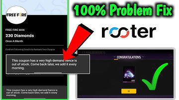 Rooter App Free Fire Max Diamond Redeem Problem Solve Trick | Rooter App Se Diamond Kaise Le