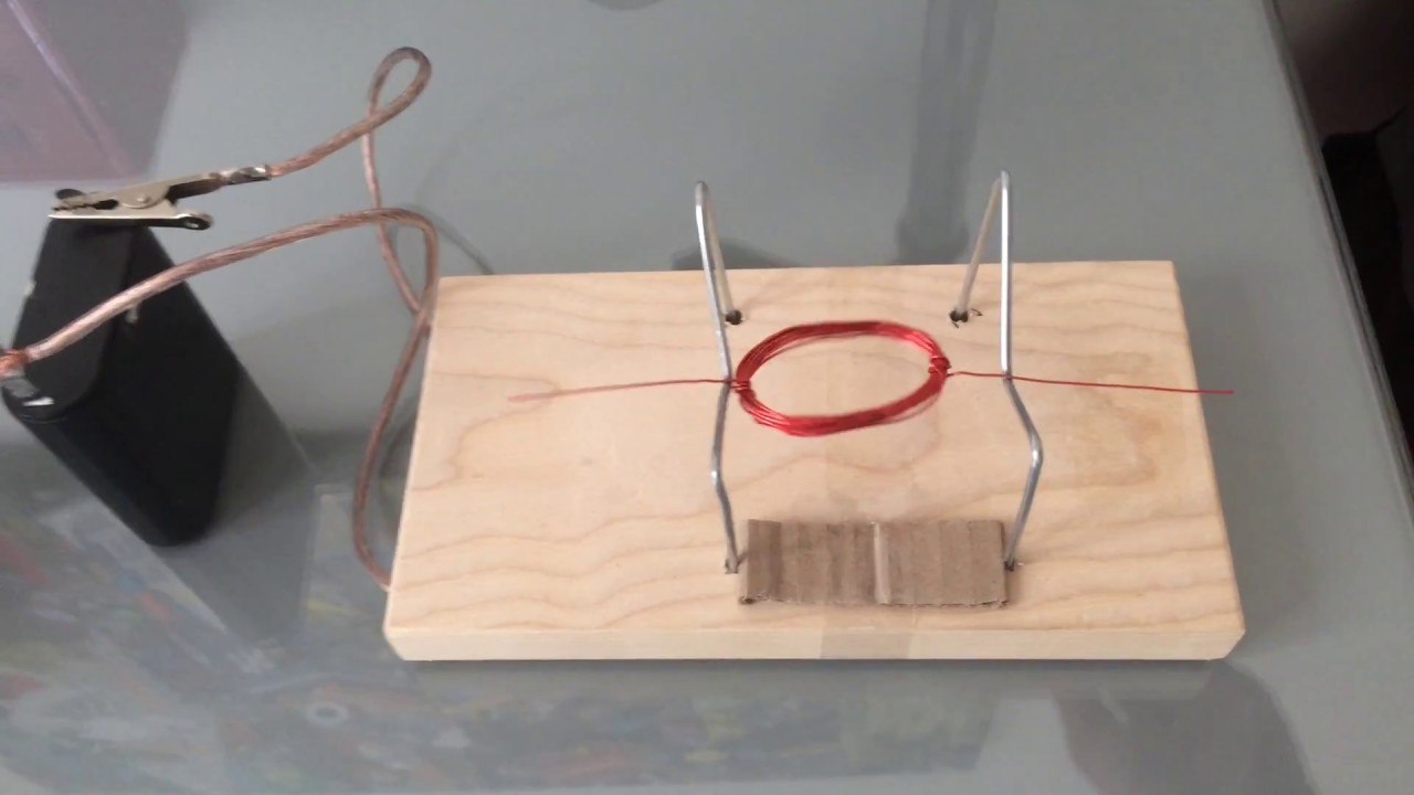 Moteur électrique avec bobine et aimant force de Lorentz YouTube — free download