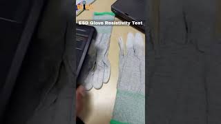 ESD Glove Surface Resistivity Test | HZR Model-100 Demonstration #factoryproducts #esdproducts #ESD