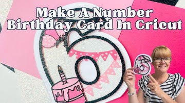Easy Cricut Birthday Card Tutorial | Layered Alphabet & Number Cards for Beginners!