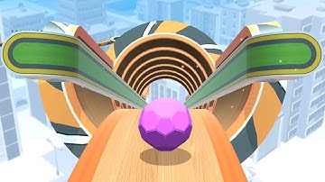 Sky Rolling Ball 3D - All Levels Gameplay Android iOS Level 75