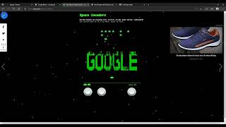 google easter eggs pt 1. space invaders
