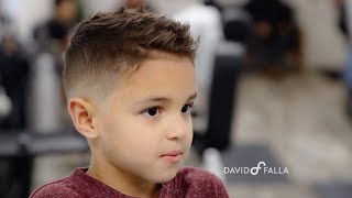 BARBER TUTORIAL - BOYS FADE WITH TEXTURE
