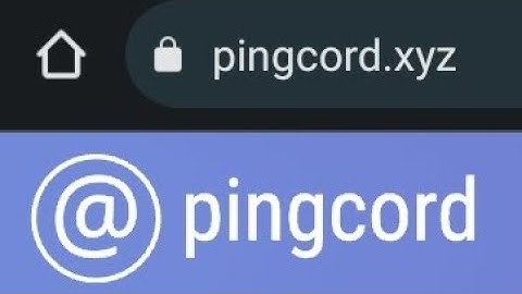 how to use pingcord in discord