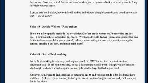 Outsource With Fiverr.com