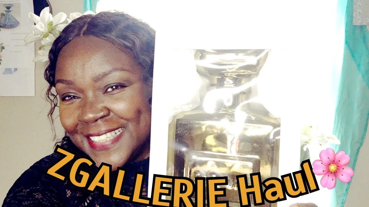 Z Gallerie haul GOLD PARFUM COIN BANK unboxing YouTube