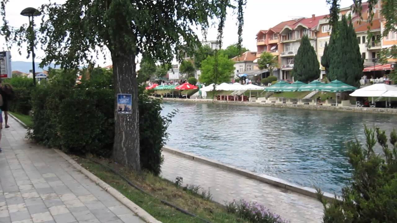 Struga and lake Ohrid , Macedonia YouTube