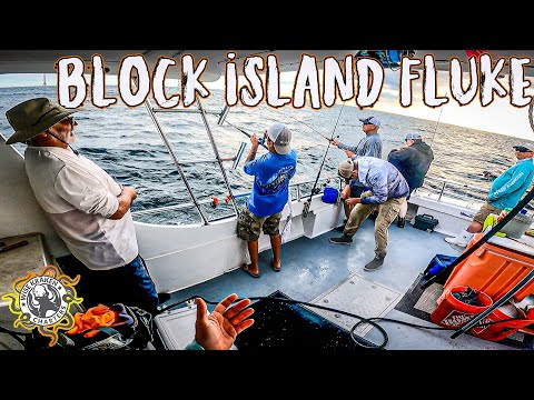 Charter Boat Block Island Fluke Fishing Full Boat Limit Before 10AM
