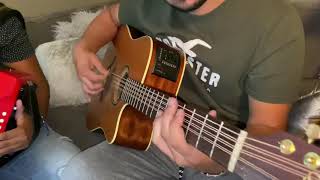 Video thumbnail of "Una flor quise cortar cover Con buenos amigos (2019) Sebastian Anguiano Manuel Navarro Eric Jose G."