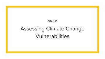 MPAs & Climate Change: Vulnerability Assessments