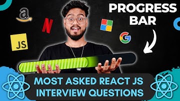 React JS Interview Questions ( Progress Bar ) - Frontend Machine Coding Interview Experience