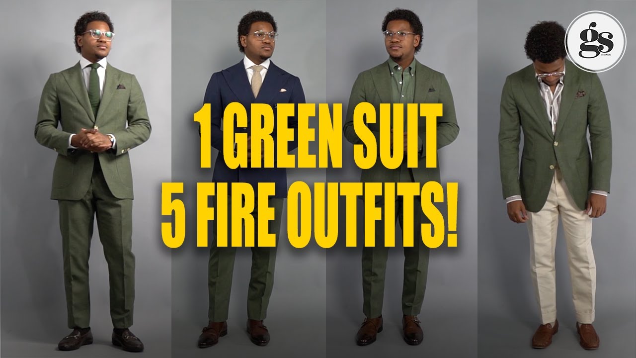 The Ultimate Guide On Suit Styling Ideas For Men | Mens outfits, Trendy  suits, Green suit men