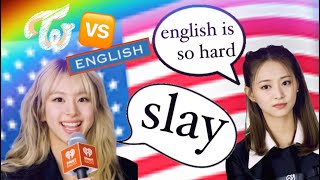 twice speaking english with no context