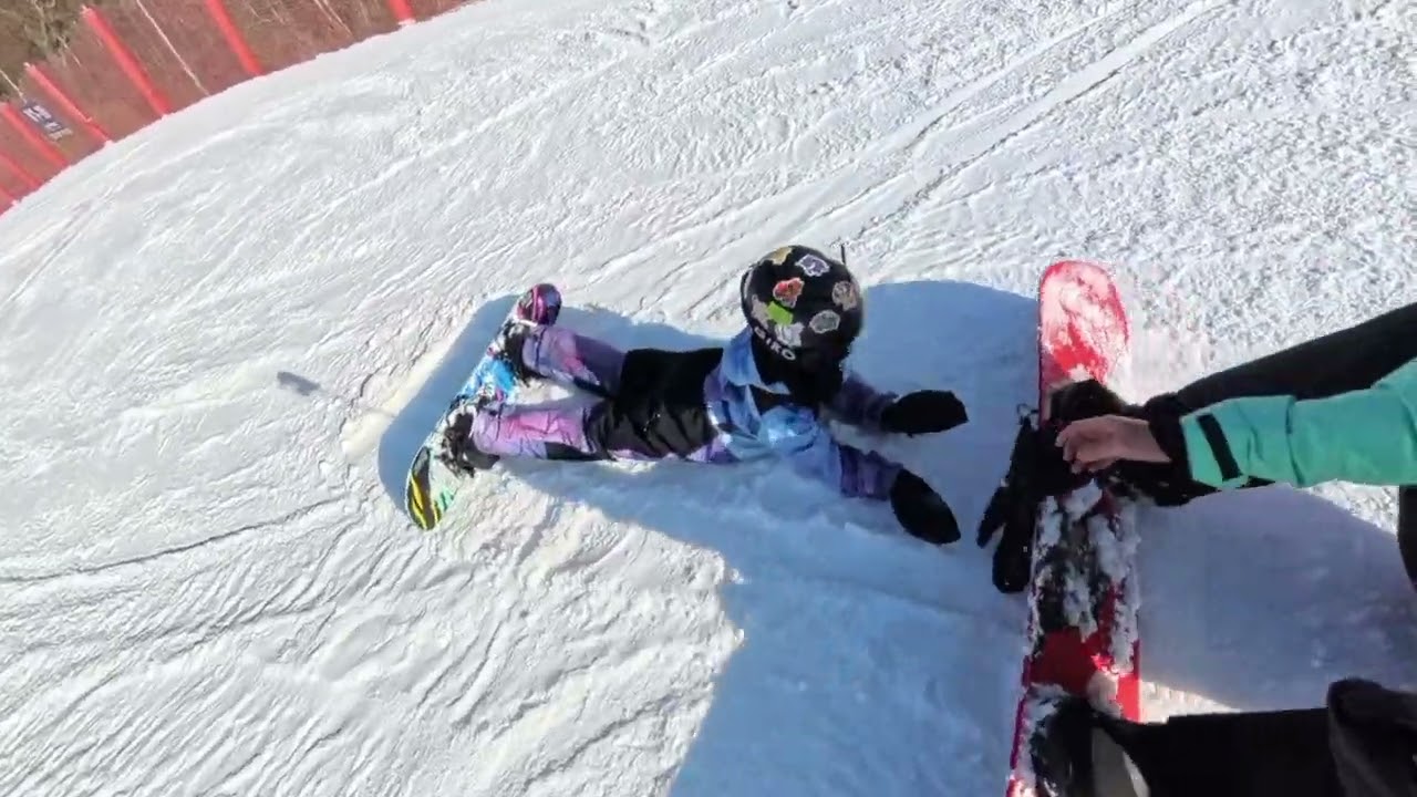 7살 지안이 스노우보딩 2026. 2. 21 하이원 빅토리아1