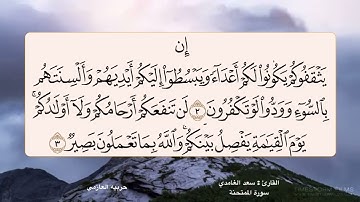سورة الممتحنة2 -3