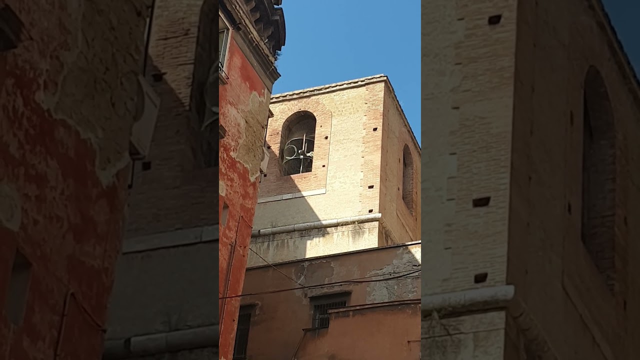 campane del duomo di napoli suonata festiva di mezzogiorno