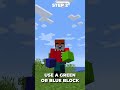 How to Make a PERFECT Green Screen in Minecraft #shorts